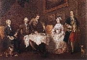 HOGARTH, William The Strode Family w oil